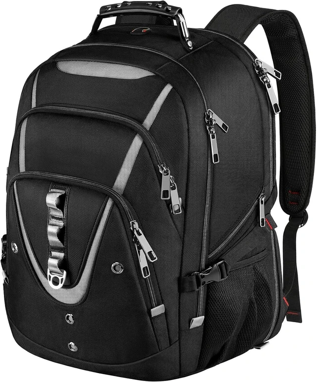 Main image of 18.4 Laptop Backpack for Men, 55L-60L Extra Large Backpack for Travel Work
TSA Friendly Flight Approved RFID Anti-theft Pocket, Water Resistant Suiltable for Travel Business Work, xl Backpacks for Men
