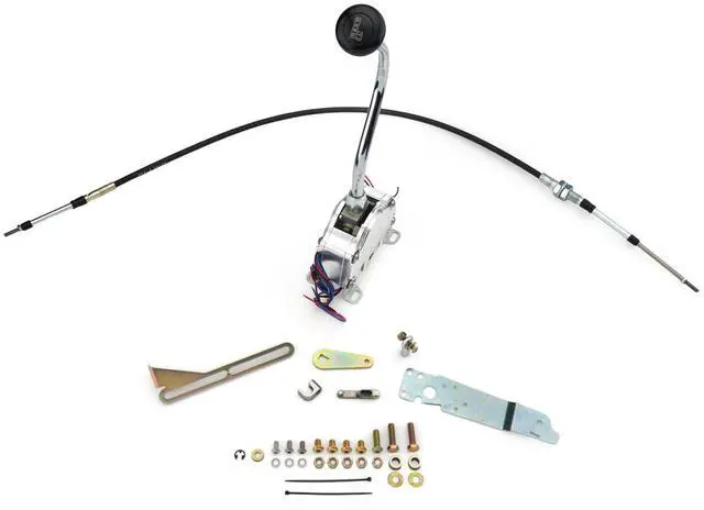 Main image of ES Shifter GM 4L60E Chro me 16in Mush Black Knob