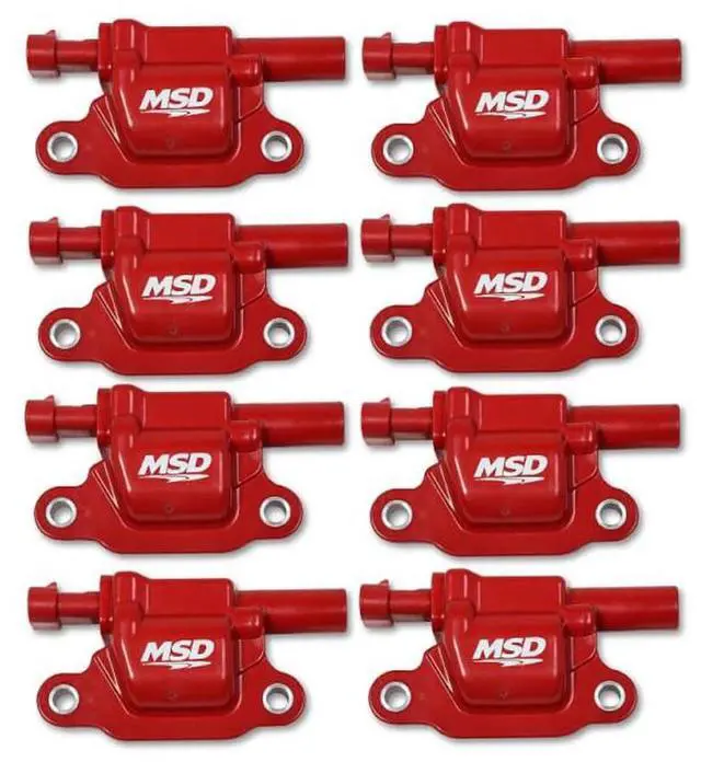 Main image of COILS RED SQU 14UP GM V8 8-PK