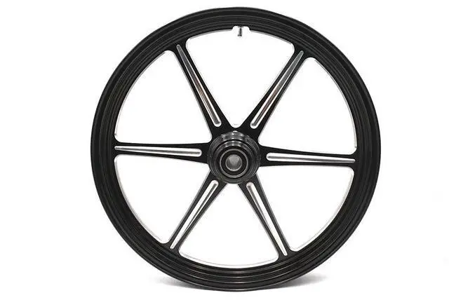 Main image of 21 inch x 2.15 inch Revolver Front Wheel Black Cut