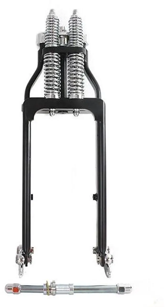 Main image of Ultima Spring Fork Assembly Black with Chrome Springs -4 inc