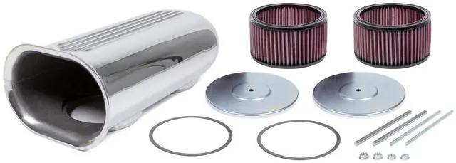 Main image of Dual Carb Blower Scoop Kit - Polished