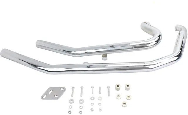 Main image of Big Growl Long Barrels Exhaust Pipe Set Chrome
