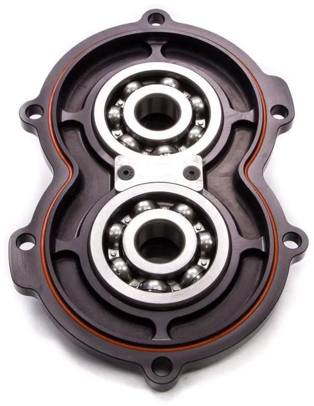 Main image of Billet Alum Rear Cover w/Bearings Black