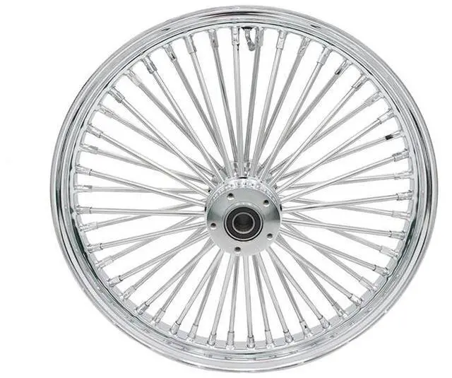 Main image of 21 inch x 2.15 inch King Spoke Front Wheel Chrome