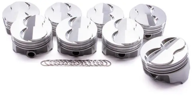 Main image of BBC Forged Domed Piston Set 4.280 Bore +18cc
