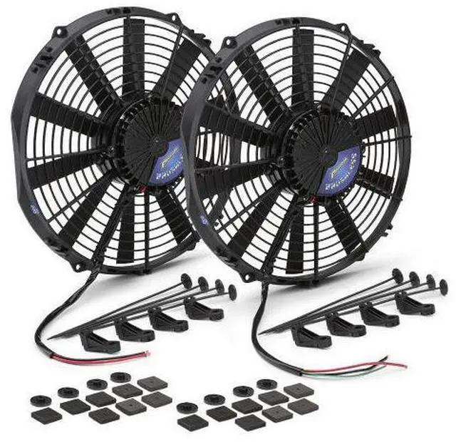 Main image of PAIR OF BRUSHLESS 12V ELEC FAN