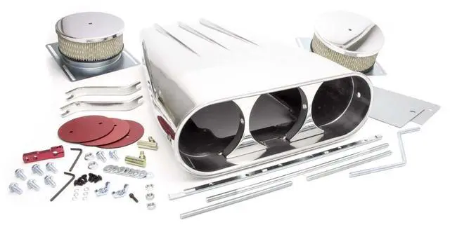 Main image of Streetscoop Polished Finned Dual 4 Barrel