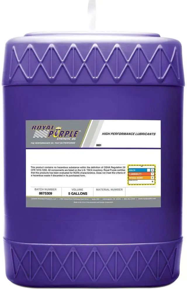 Main image of Synthetic Racing Oil XPR 5 Gallon (20W50)