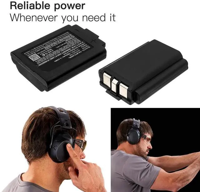Alt view image 7 of 7 - Cameron Sino Battery for 3M TAC300, TAC300-OTH, TAC500 PN:3M ALPHA1100 900mAh / 3.33Wh