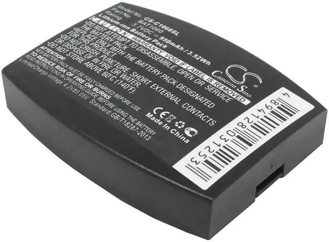 Alt view image 5 of 5 - Cameron Sino Battery for 3M C1060, C1060 Wireless Intercom, RF1060, T-1, T-1 drive-thru headsets, XT-1 PN: BAT1060, CP-SN3M, XT-1 950mAh / 3.52Wh