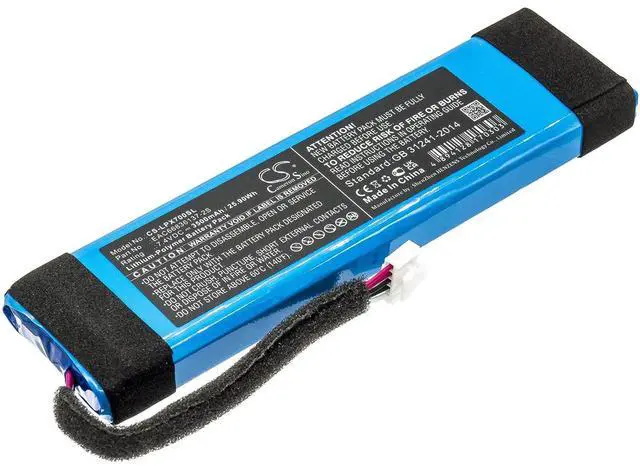 Alt view image 4 of 7 - Cameron Sino Battery for LG XBOOM Go PL7 PN:LG EAC66836137-2S 3500mAh / 25.90Wh