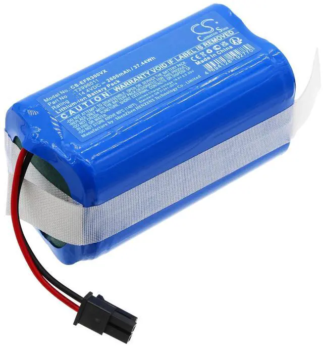 Alt view image 2 of 5 - FYIOGXG Cameron Sino Battery for Eufy RoboVac LR30 Hybrid+, LR30 Hybrid+, L35 Hybrid+, LR20 PN:Eufy CMICR18650F9M-4S1P, T2996011 2600mAh / 37.44Wh