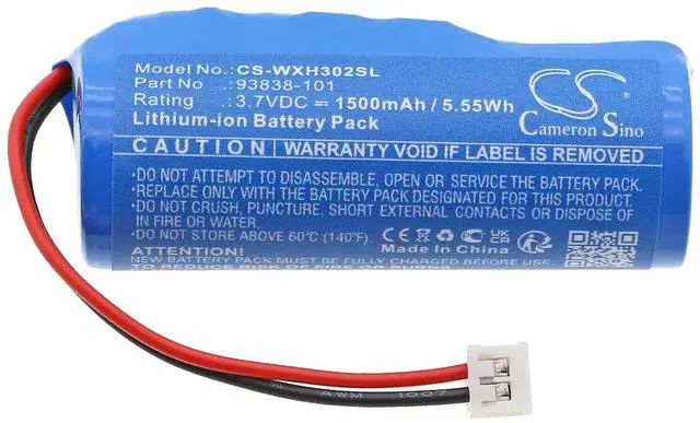 Main image of FYIOGXG Battery for Wahl Detailer Cordless Trimmer PN:Wahl 3024976, 93838-101 1500mAh / 5.55Wh
