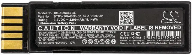 Alt view image 3 of 3 - cameron sino Battery for DS3600 DS3678 LI3600 EVM LS3600 LI3678 LS3678 82-166537-01 BTRY-36IAB0E-00 2200mAh (2PCS)