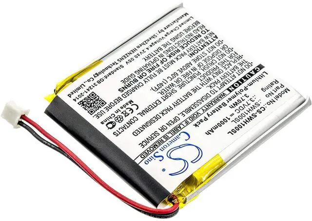 Alt view image 2 of 4 - Cameron Sino Battery for Sony WH-1000MX4, WH-1000xM3, WH-CH710N/B PN: 1588-0911, LIS1662HNPC, SM-03, SP 624038 1000mAh