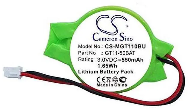 Alt view image 3 of 4 - CS Battery for GOT 1000 series display termin, GT10 graphic terminals, GT11 graphic terminals PN: FX3U-32BL, GT11-50BAT 550mAh / 1.65Wh  CS-MGT110BU