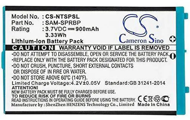 Alt view image 3 of 3 - CS Battery for Advance SP, AGS-001, GBA SP PN: AGS-003, SAM-SPRBP 900mAh / 3.33Wh
