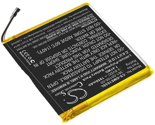 Alt view image 2 of 5 - 1950mAh / 7.41Wh Replace Battery for Garmin Edge 1030 PN:Garmin 361-00105-00