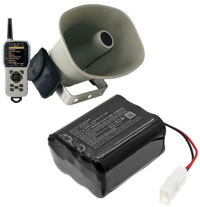 Alt view image 2 of 6 - Battery for Foxpro banshee, cs24, cs24b, cs24c, hellfire, krakatoa-ii, screaming banshee, shockwave, snow commando, x1, x24, x2s, xwave PN:Foxpro LITH/CHG, PN34318 5200mAh / 57.72Wh