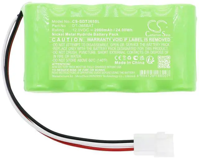 Alt view image 3 of 5 - Cameron Sino Battery for Shimpo DT-365 PN:Shimpo DT-365BAT 2000mAh / 24.00Wh