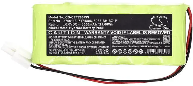 Alt view image 3 of 6 - Cameron Sino Battery for Craftsman 240.74801 PN:Craftsman 6033-BH-BZ1P, 700113, 7174806 3500mAh / 21.00Wh