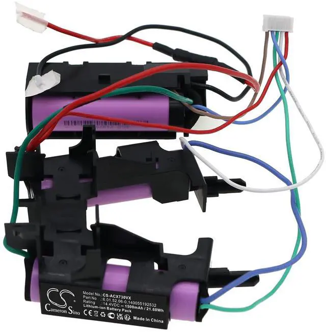 Alt view image 3 of 5 - Cameron Sino Battery for Electrolux 900273761, 900273782, ZB3106, ZB3106 900273763, ZB3106 90027376300, ZB3106 900940832, ZB3106 90094083200, ZB3107 1500mAh