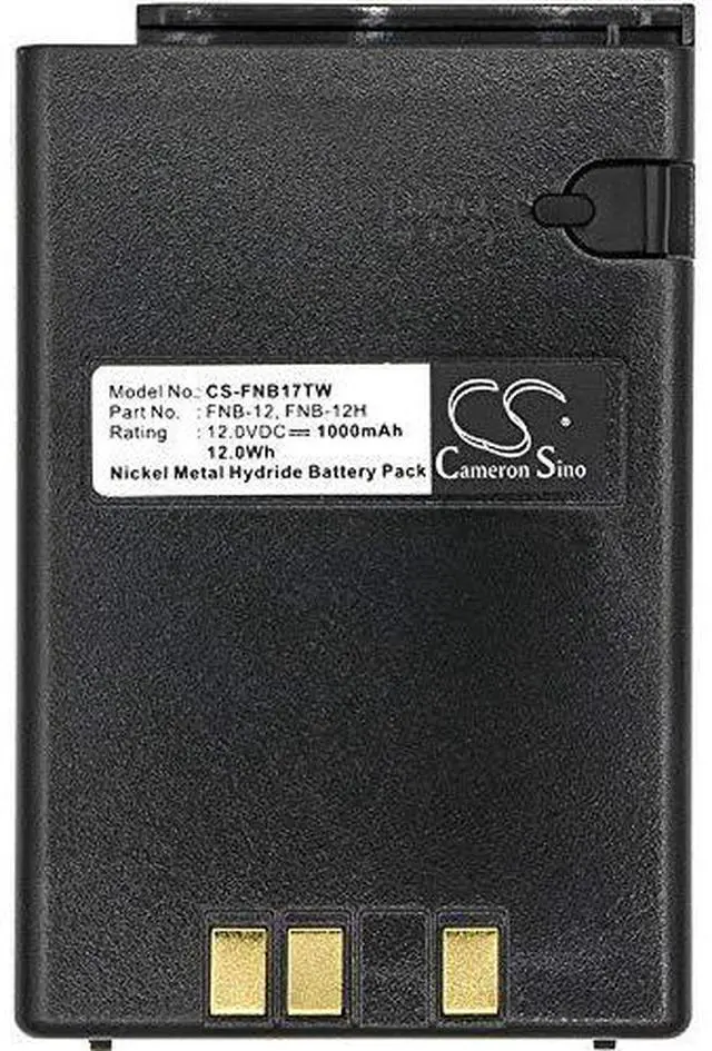 Main image of Cameron Sino Battery for Vertex FT-23R, FT-33R, FT-411, FT-411 Mark II, FT-470, FT-73R, FT-811, FT-911, FTH-2005, FTH-2008, FTH-2010, FTH-7005, FTH-7008, FTH-7010 1000mAh