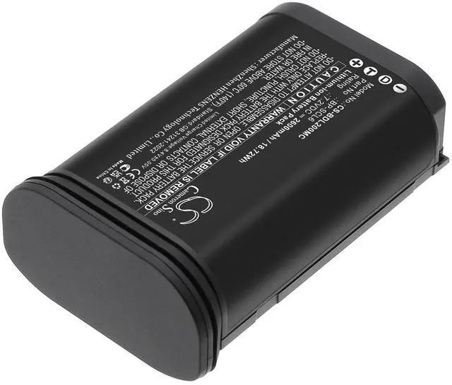 Alt view image 2 of 5 - Battery for Leica Q2, Q3, SL2, SL2S PN:Leica 19 531, BP-SCL6, LC-SCL6 2600 / 18.72Wh