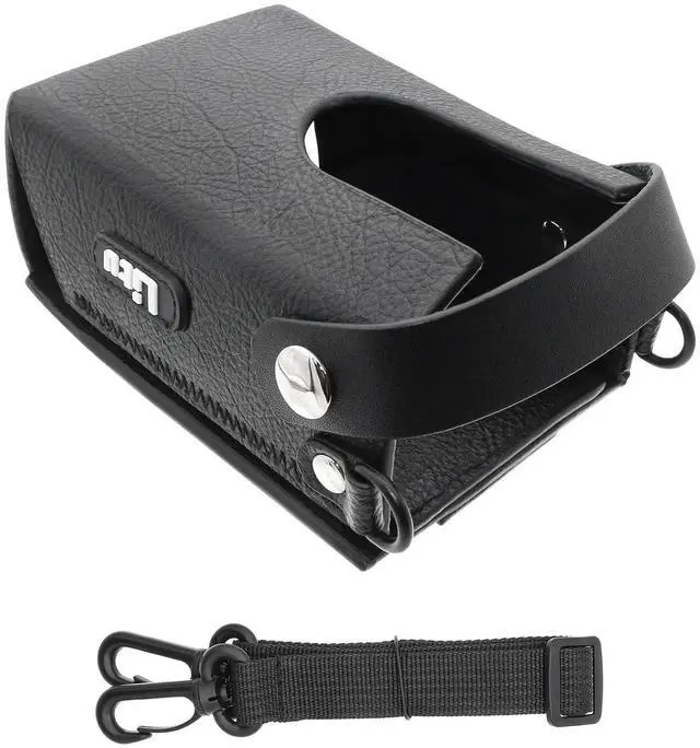 Alt view image 5 of 5 - Two-Way Radio Case Leather Case with 3" Fixed Loop D-Ring for Datalogic 94ACC1386, BT-26, Falcon X3 PN:Datalogic