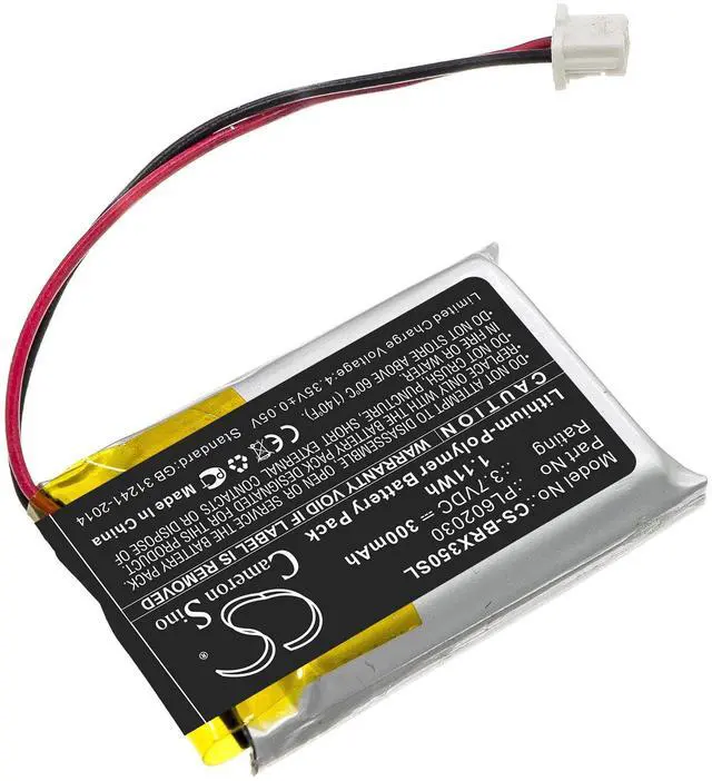 Alt view image 2 of 5 - 300mAh / 1.11Wh Replacement Battery for BlueParrott VXI B350-XT PN:BlueParrott PL602030