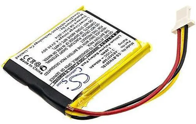 Alt view image 2 of 5 - CS Battery for Bushnell 368224, Neo Ghost, Neo Ghost 2015 PN:Bushnell AE542730P 400mAh / 1.48Wh