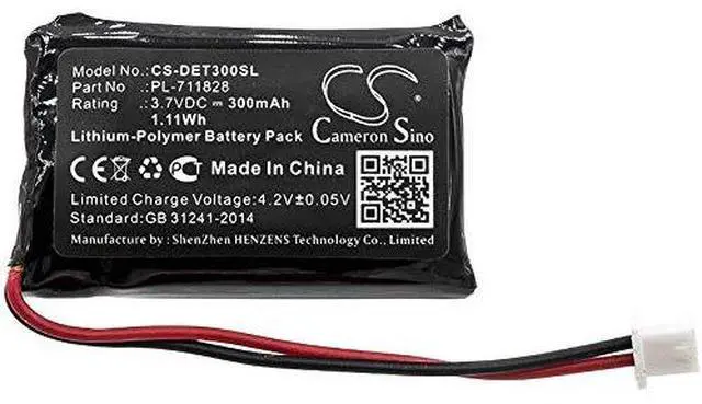 Alt view image 3 of 4 - CS Battery for ET-400Receiver, ET-402Receiver, EZ-900Receiver, EZ-902Receiver, EZ-903Receiver, EZ-904Receiver, ME-300Transmitter, PE-900Receiver, PE-902Receiver, PE-903Receiver, RX-090Receiver 300mAh