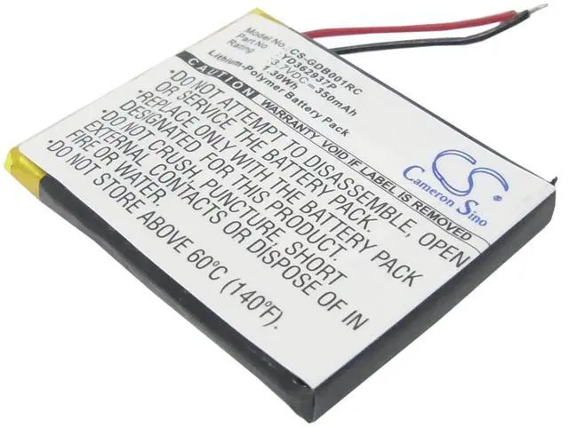 Main image of CS Battery for ARMTE-001, ARMTE-002, Hero 3, Hero 3+, Hero 4, HERO3, HERO4, Wi-Fi Remote PN: YD362937P 350mAh / 1.30Wh