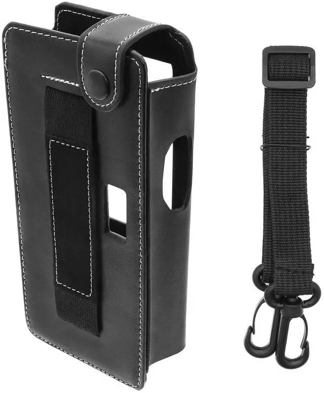 Alt view image 2 of 5 - Two-Way Radio Case Leather Case with 3" Fixed Loop D-Ring for Intermec CN50, CN51