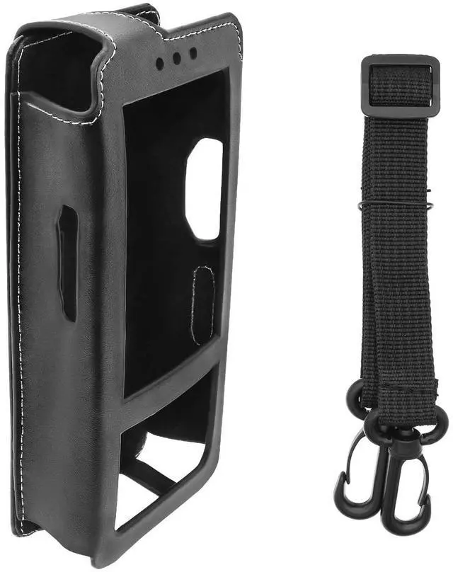 Alt view image 4 of 5 - Two-Way Radio Case Leather Case with 3" Fixed Loop D-Ring for Intermec CN50, CN51