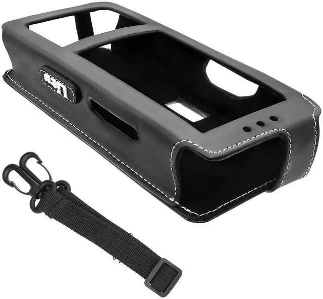 Alt view image 5 of 5 - Two-Way Radio Case Leather Case with 3" Fixed Loop D-Ring for Intermec CN50, CN51