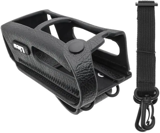 Alt view image 4 of 7 - Two-Way Radio Case Leather Case with 3" Fixed Loop D-Ring for Motorola R7 PN:Motorola PMLN8299, PMLN8299A
