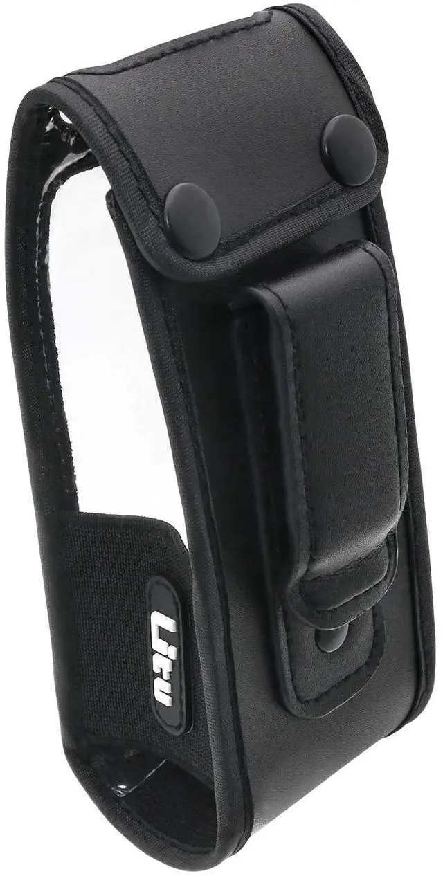 Alt view image 7 of 7 - Two-Way Radio Case Leather Case with 3" Fixed Loop D-Ring for Sepura SRP8000, SRP8010, SRP8020, SRP8021, SRP8031, SRP9000, SRP9100, SRP9120