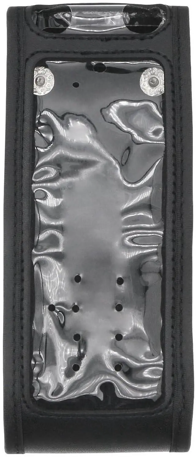 Alt view image 3 of 7 - Two-Way Radio Case Leather Case with 3" Fixed Loop D-Ring for Sepura SRP8000, SRP8010, SRP8020, SRP8021, SRP8031, SRP9000, SRP9100, SRP9120