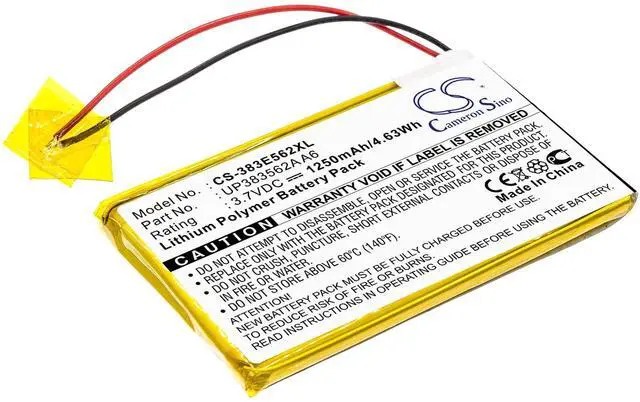Main image of Cameron Sino Battery for Palm Tungsten E PN:Palm UP383562A A6 1250mAh / 4.63Wh