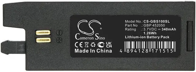 Alt view image 3 of 4 - 340mAh / 1.26Wh Replace Battery for Gibson GForce, G-FORCE Auto-Tuner, minEtune, Min-ETune-System Automatic Tun, Tronicaltune PN:Gibson GBP 452050