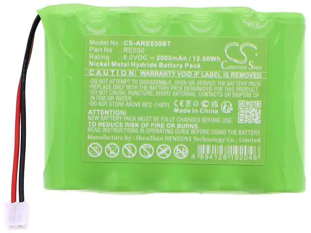 Alt view image 3 of 5 - Cameron Sino Battery for Alula Repeater, Translator PN:Alula RE030 2000mAh / 12.00Wh