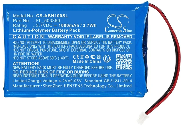 Main image of Cameron Sino Battery for Anbernic RG Nano PN:Anbernic FL_503350 1000mAh / 3.7Wh