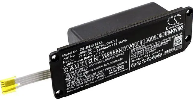Alt view image 3 of 4 - Cameron Sino Battery for BOSE Soundlink Mini 2 PN:BOSE 088772, 088789, 088796 3400mAh