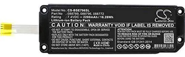 Alt view image 3 of 4 - CS Battery for Soundlink Mini 2 PN: 088772, 088789, 088796 2200mAh / 16.28Wh