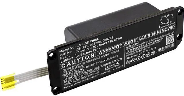 Alt view image 3 of 4 - Cameron Sino Battery for BOSE Soundlink Mini 2 PN:BOSE 088772, 088789, 088796 2200mAh / 16.28Wh