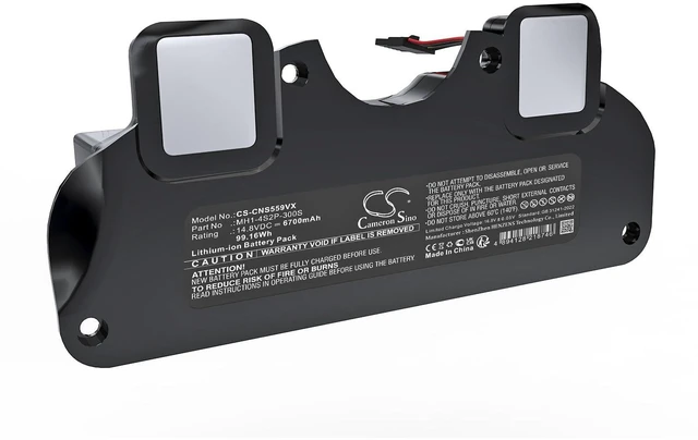 Main image of Battery for CECOTEC Conga 5090, Conga 5490, Conga 6090, Conga 7090 PN:CECOTEC MH1-4S2P-300S 6700mAh / 99.16Wh