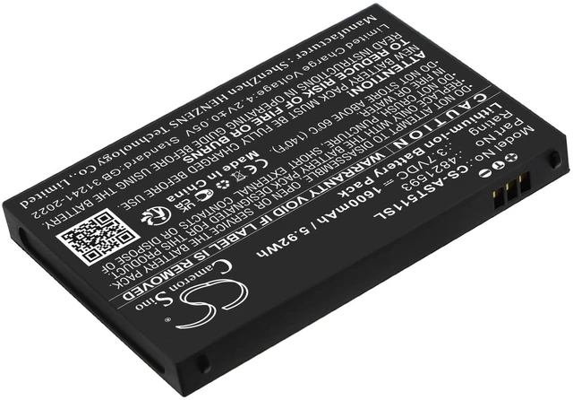 Main image of Battery for ASSA ABLOY VingCard Elsafe, VOT1511L2R01 PN:ASSA ABLOY 4821593 1600mAh / 5.92Wh