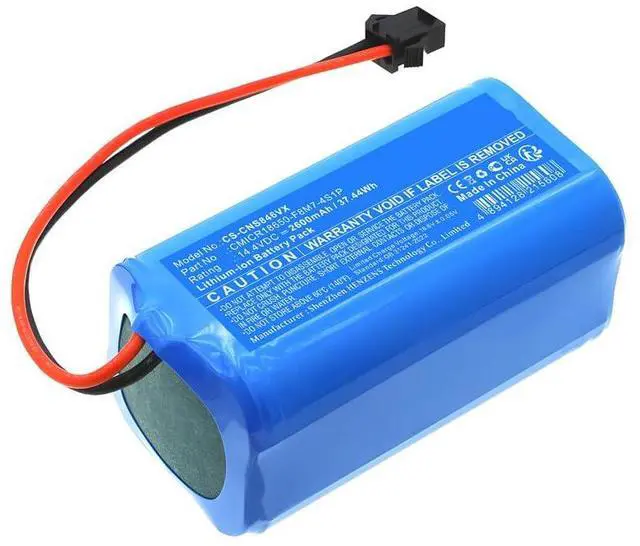 Alt view image 4 of 6 - Battery for 05846, Conga Eternal Laser Vital, Conga Eternal Max Vital, Conga Eternal Pet Vital PN: CMICR18650-F8M7-4S1P 2600mAh / 37.44Wh
